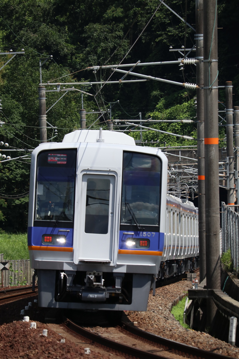 南海電鉄 1000系 1007F 千早口にて