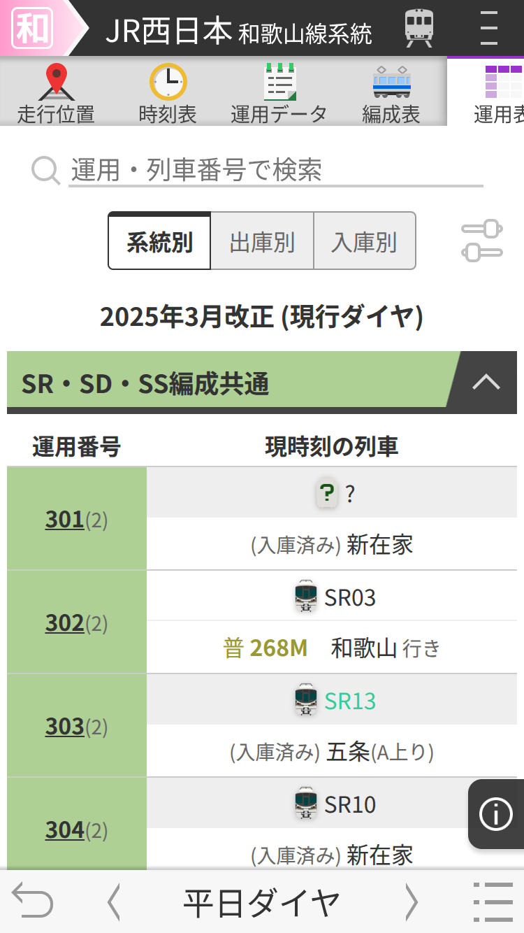 鉄道運用Hub v26.01-1スクショ - 3